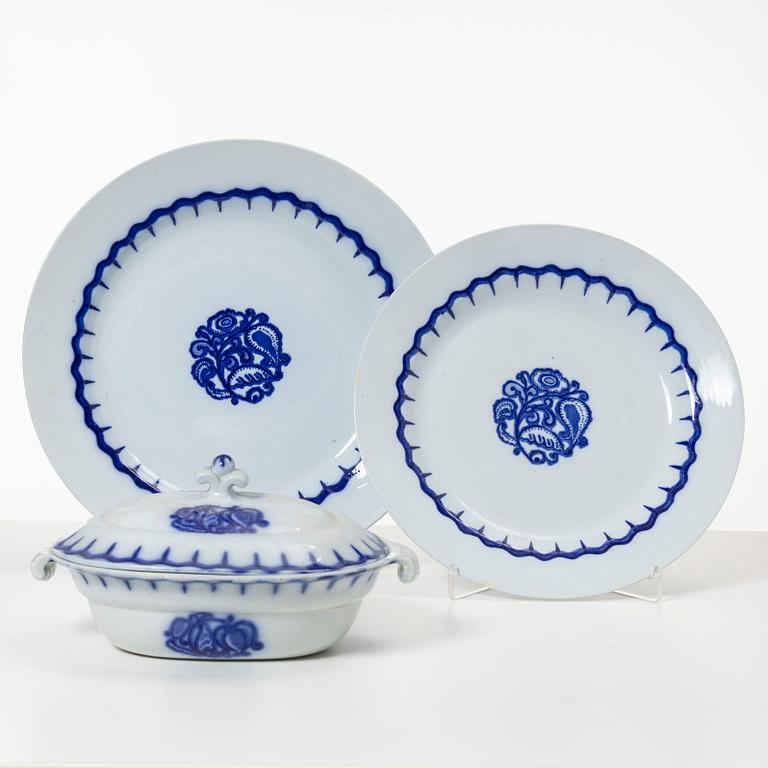 Wilhelm Kåge, service, 84 pieces, "Liljeblå", Gustavsberg.