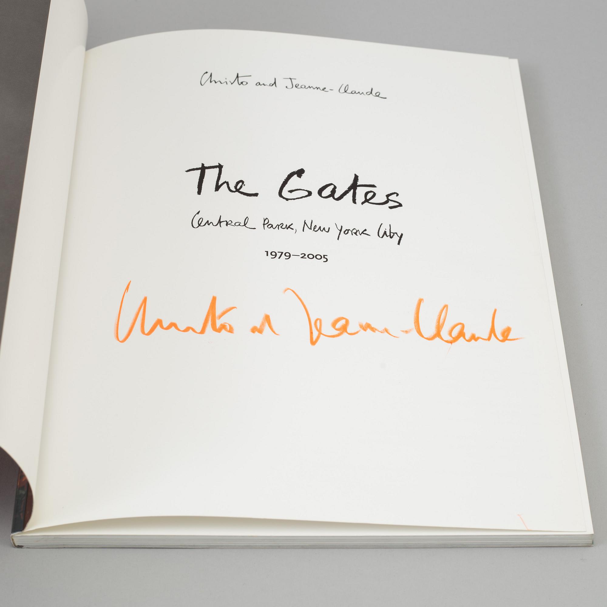 BOK, "The Gates": Central Park New York City 1979 -
 2005. Taschen, 2005. Signed.