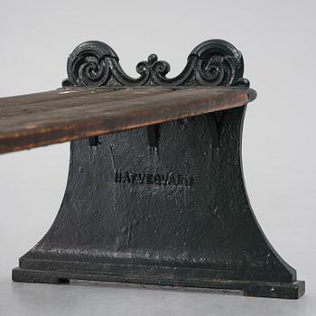 Folke Bensow, a Swedish Grace "Parkbänk N:r 1" bench, Näfveqvarns bruk.