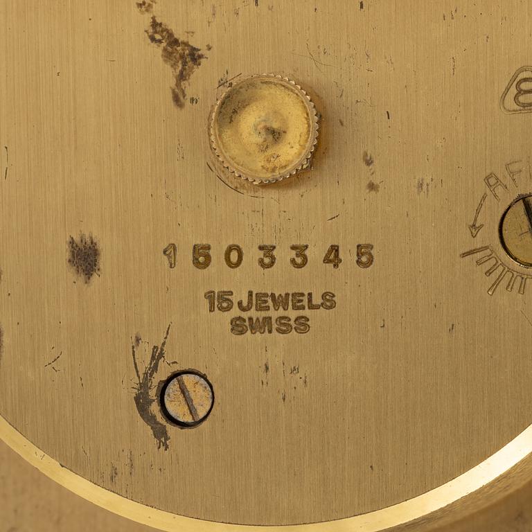 Imhof, table clock, 10 x 12 cm.