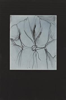 Jim Dine, "The robe goes to town".