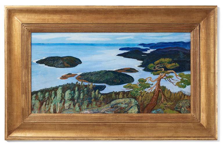 Helmer Osslund, View from Ringkallen, Ångermanland.