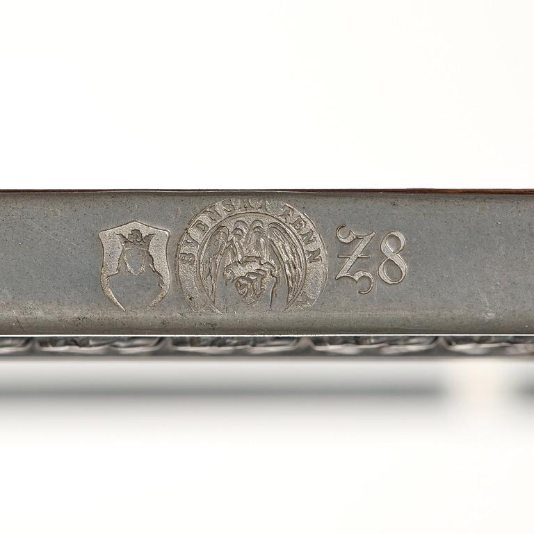 Estrid Ericson, a pewter framed mirror, Firma Svenskt Tenn, Stockholm 1950.