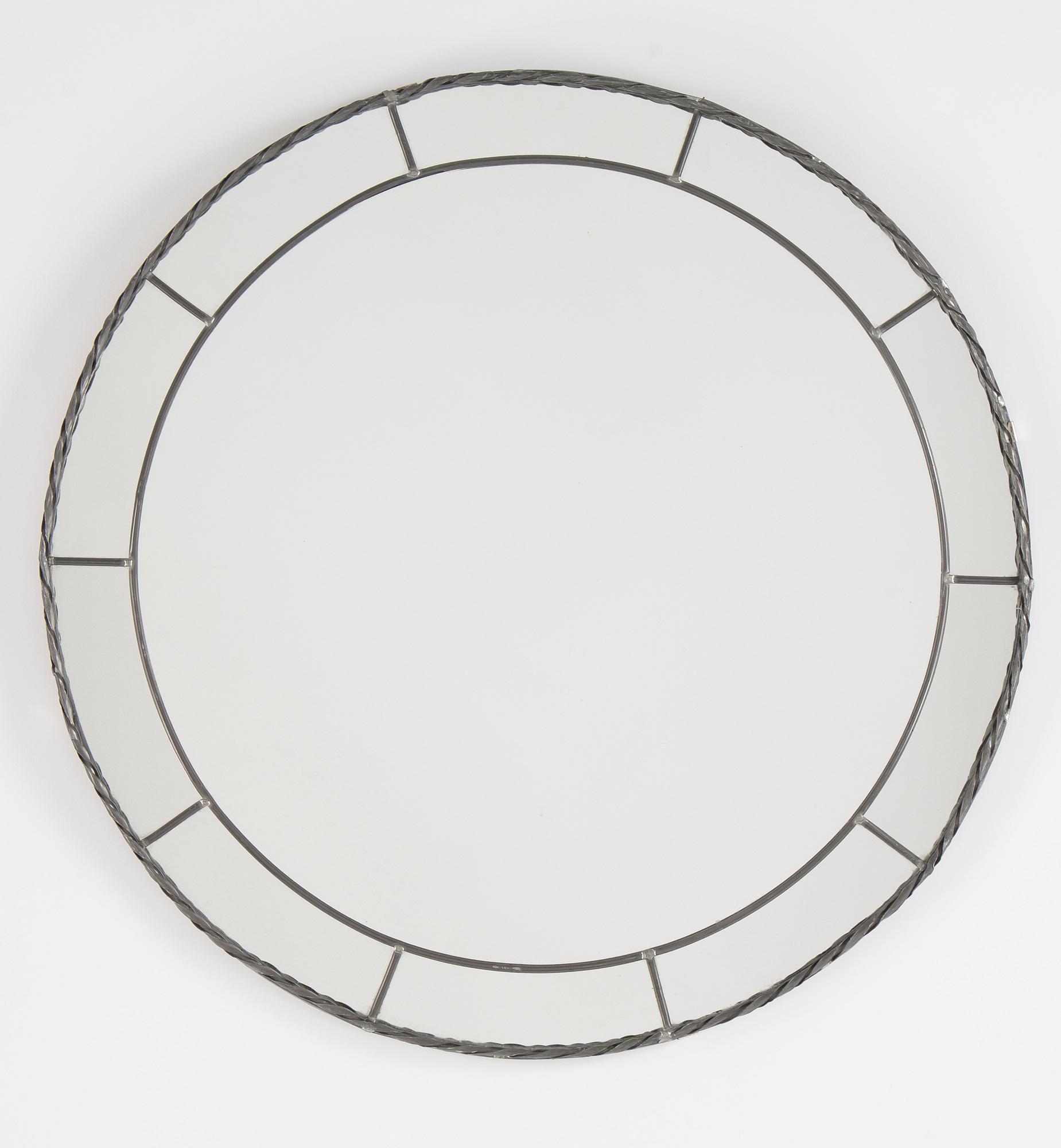 A mid 20th centuryEriksmålaglas mirror.
