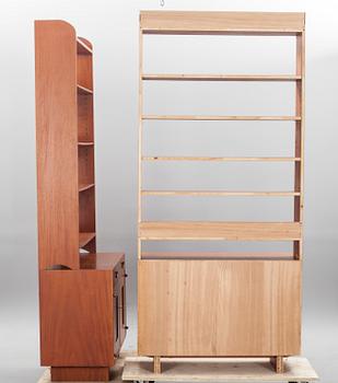 BOKHYLLOR, 2 st, "modell 2112", Josef Frank, Firma Svenskt Tenn.