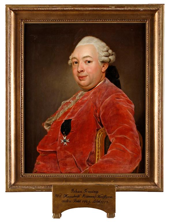 Alexander Roslin, "Hovmarsalk John Jennings" (1729-1773).