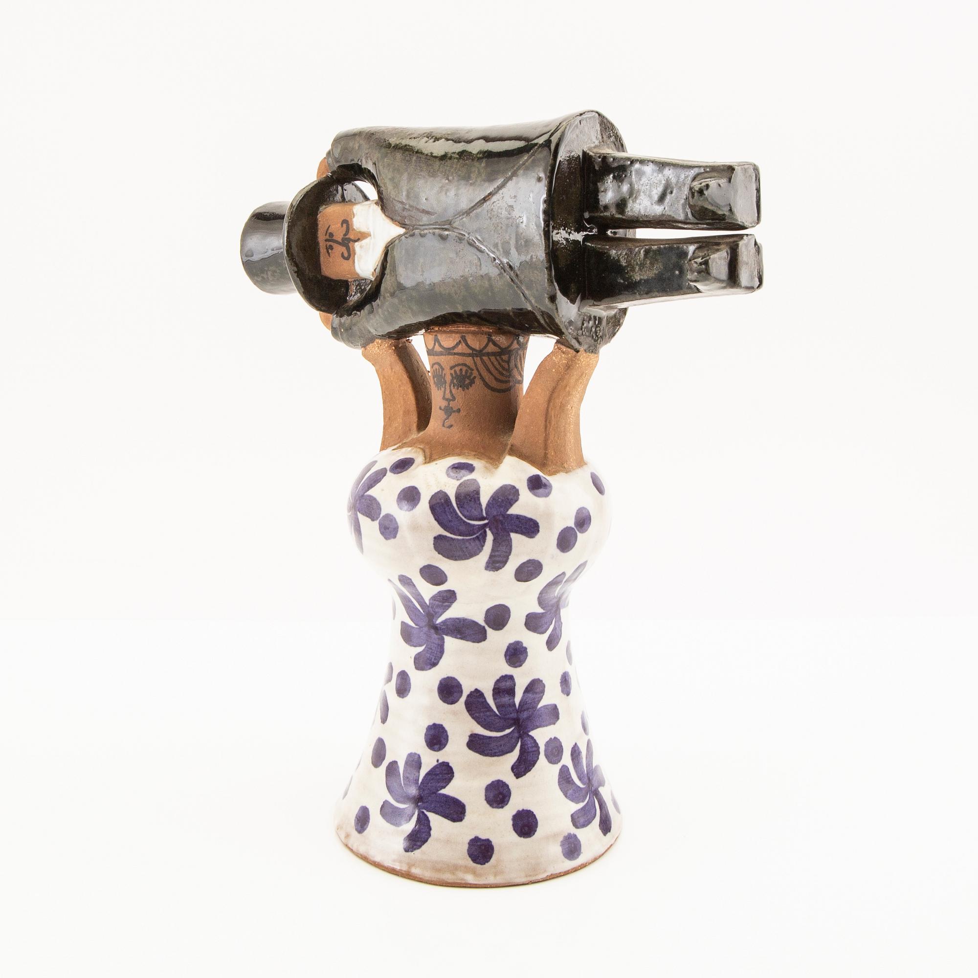 Lisa Larson, a signed stoneware figurine Gustavsberg.