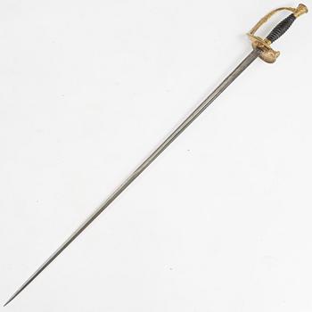 French sword, for officer, 19th century.