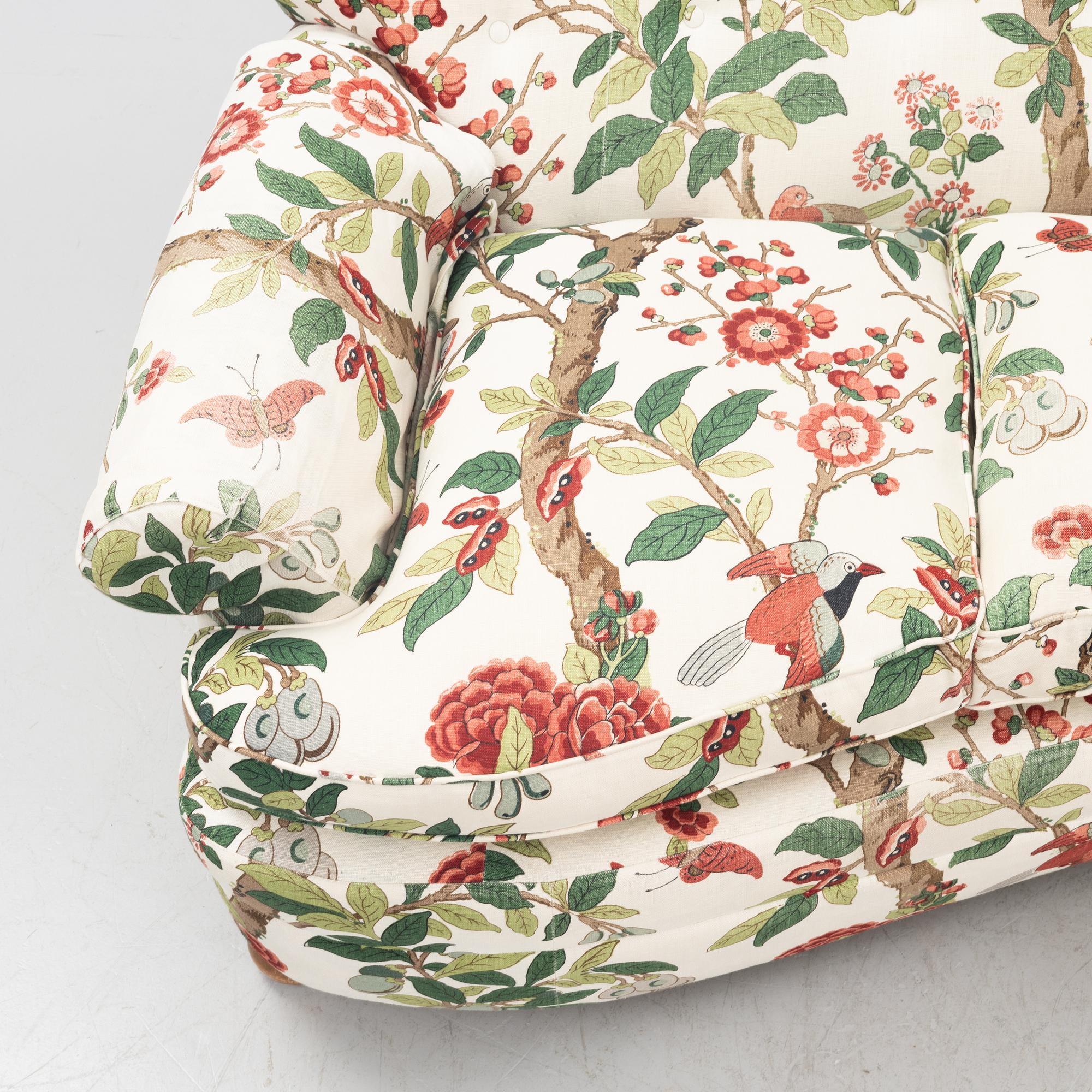 Josef Frank, a model '968' sofa, Svenskt Tenn.