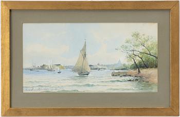 Anna Palm de Rosa, "Stockholm från Djurgården".