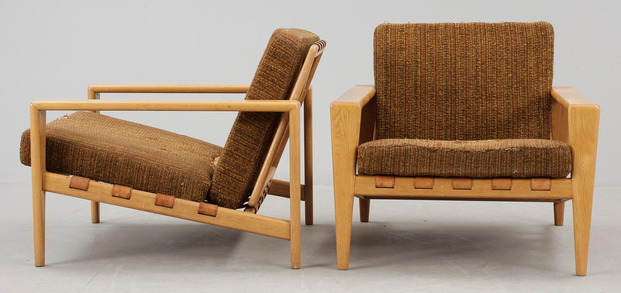 FÅTÖLJER, ett par, Svante Skogh, 1960-tal.