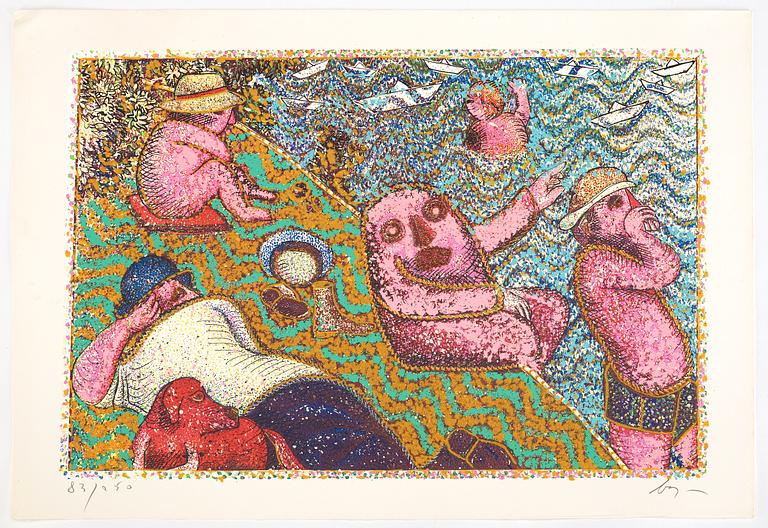 Enrico Baj, "Baj chez Baj".