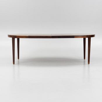 Poul Hundevad, dining set, table and a set of three chairs, Denmark, 1960s.