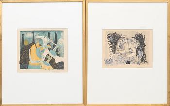 Max Walter Svanberg, offset signed and dated 50.