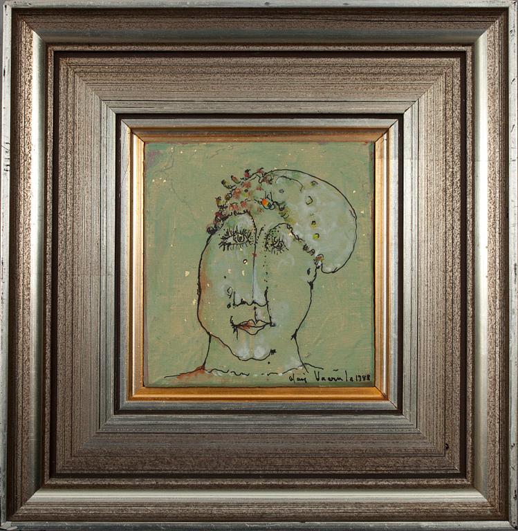 OLAVI VAARULA, blandteknik, sign. och dat. 1988.