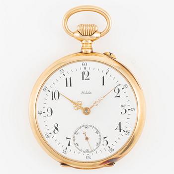 Halda, pocket watch, 49 mm.