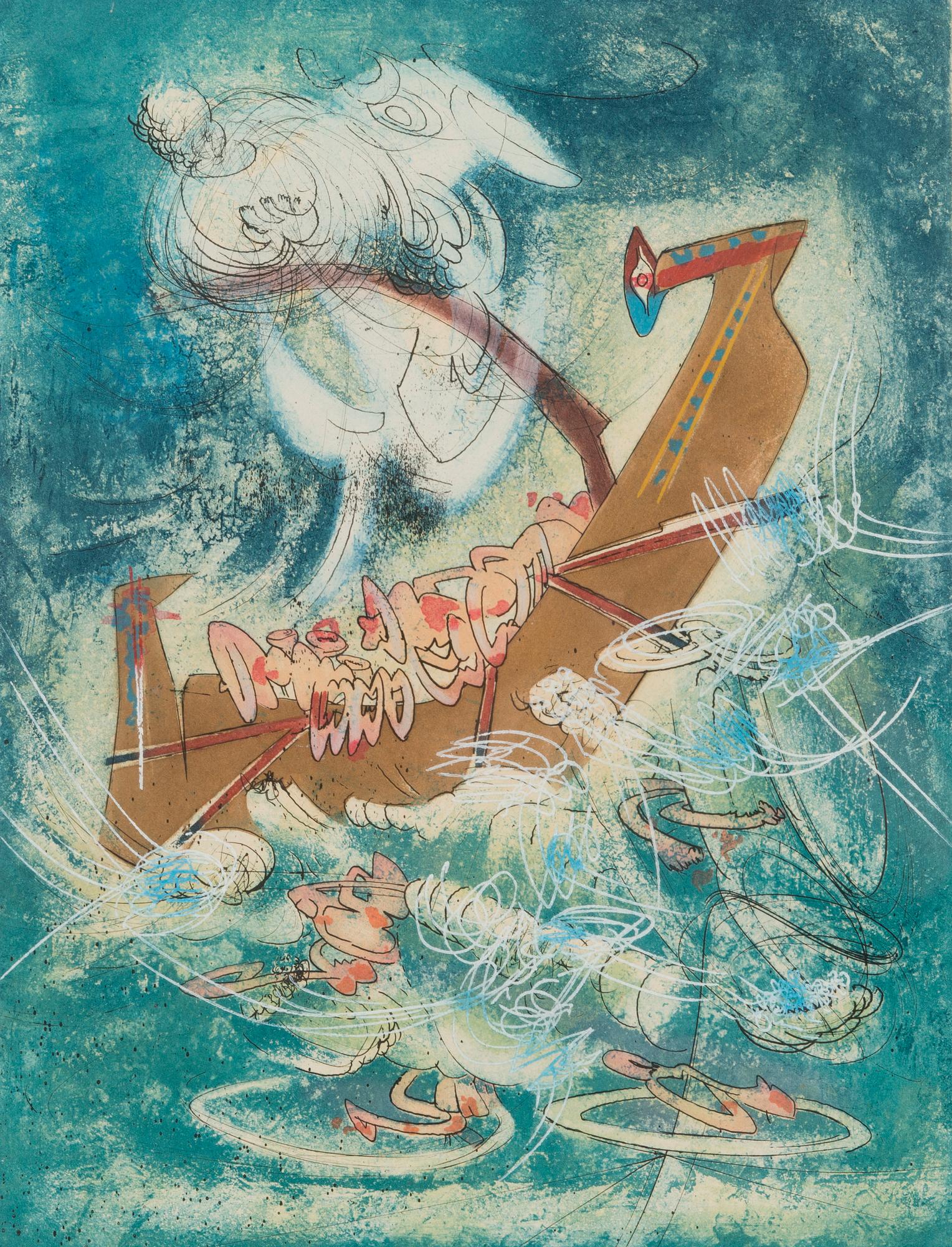 ROBERTO MATTA, etsning, signerad och numrerad 63/200.