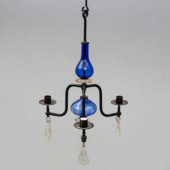 Two Erik Höglund chandeliers, second half of the 20th century.