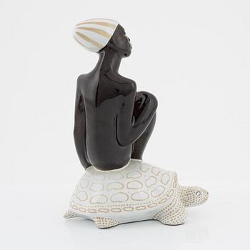 Mari Simmulson, a earthenware figurine, Upsala Ekeby, 1950's-/60's.