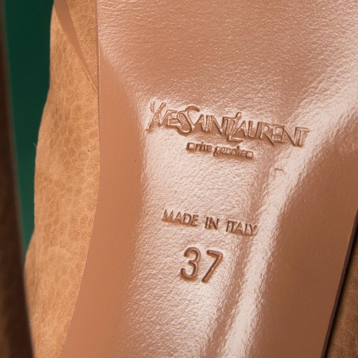 A pair of boots by YVES SAINT LAURENT,in size 37.