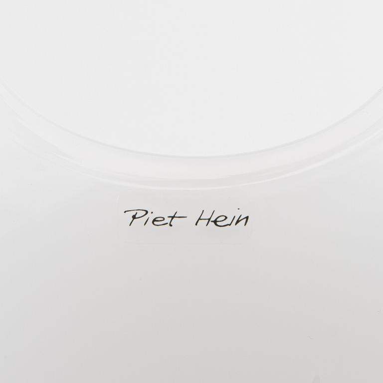 Piet Hein, vaser 3 st "Super Vase" signerade och daterade  89.