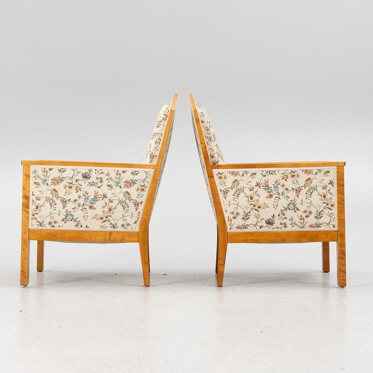Armchairs, a pair, Jugend, 1910s/20s.