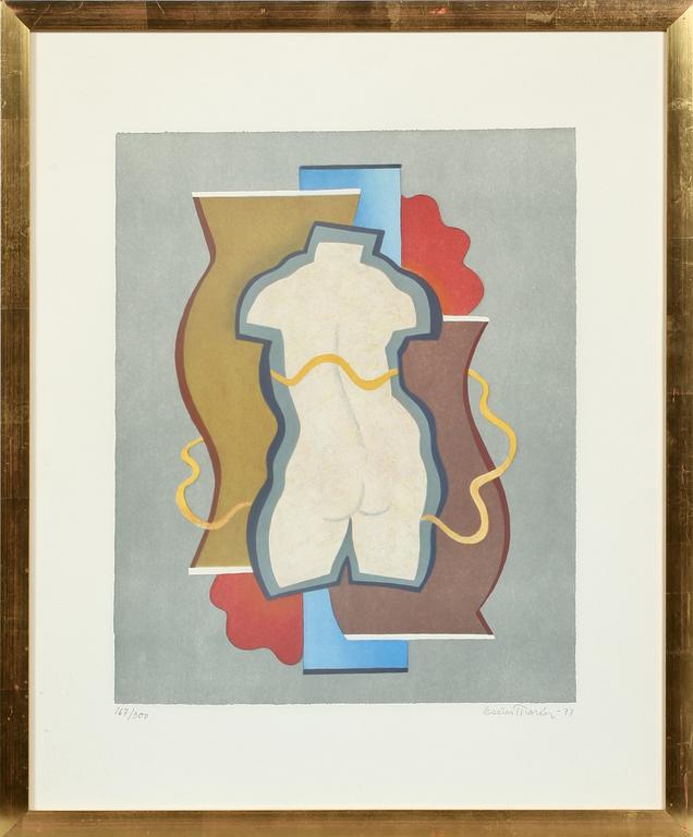 ESAIAS THORÉN, färglitografi, signerad, daterad -77 samt numrerad 167/300.