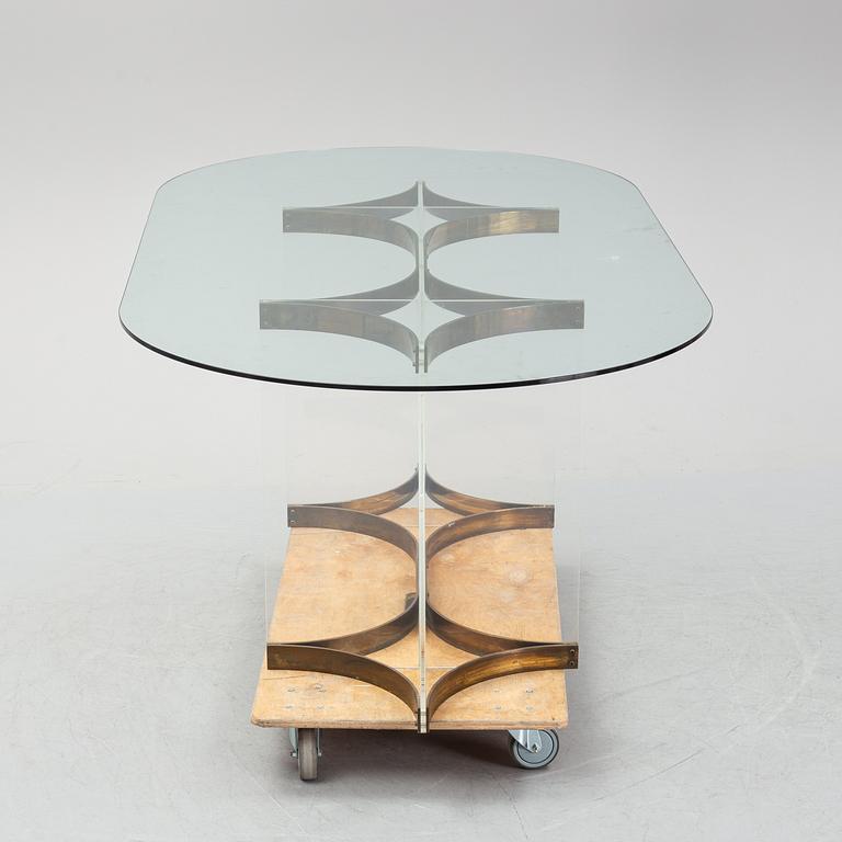 A dining table probably by Charles Hollis Jones, USA, 1970's.