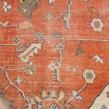 Rug, antique Anatolian, approx. 346 x 280 cm.