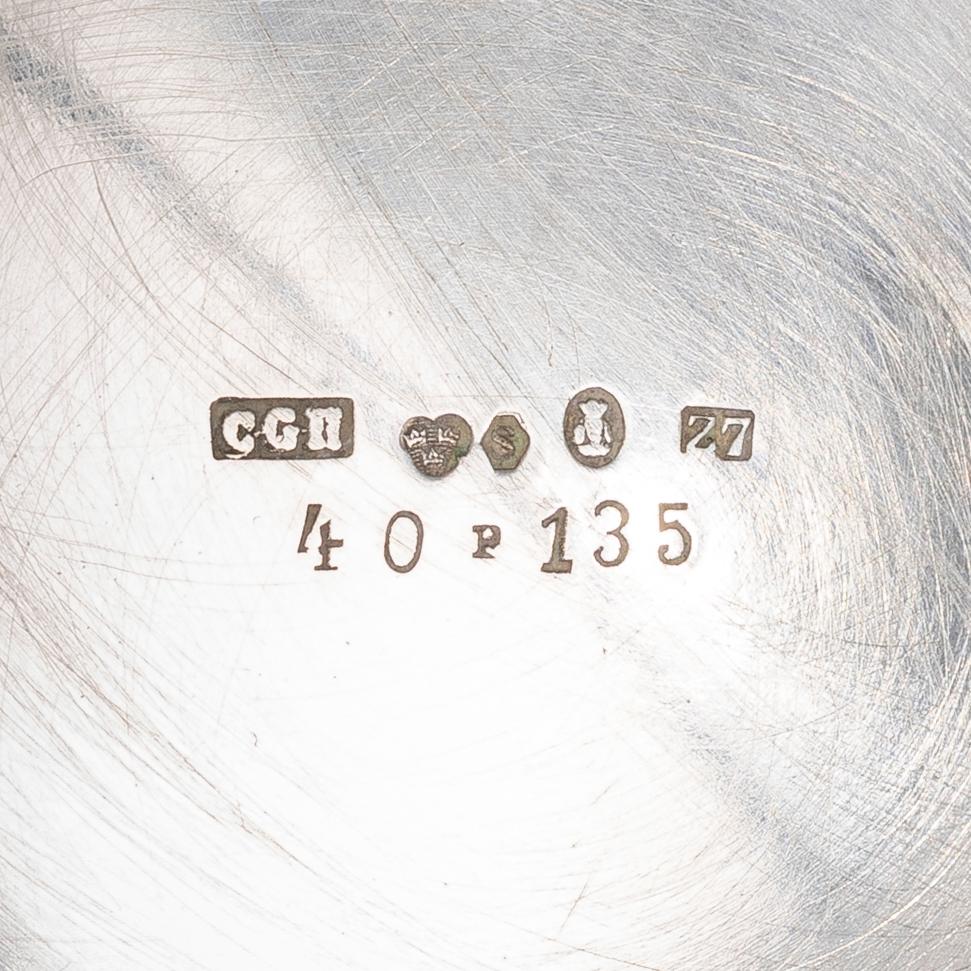 C.G. Hallberg, Skål, silver, Stockholm 1926.