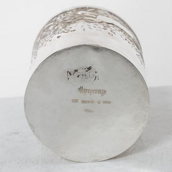 Lars Arby, bägare, sterling silver, Göteborg 1981.