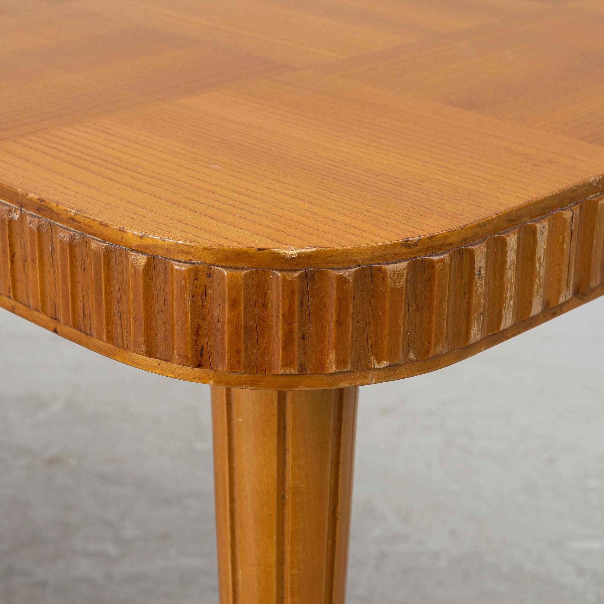 A Swedish Modern coffee table, 1940s.