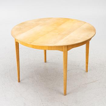 Carl Malmsten, Dining table and four plus two chairs, "Talavid", OH. Sjögren, Tranås.