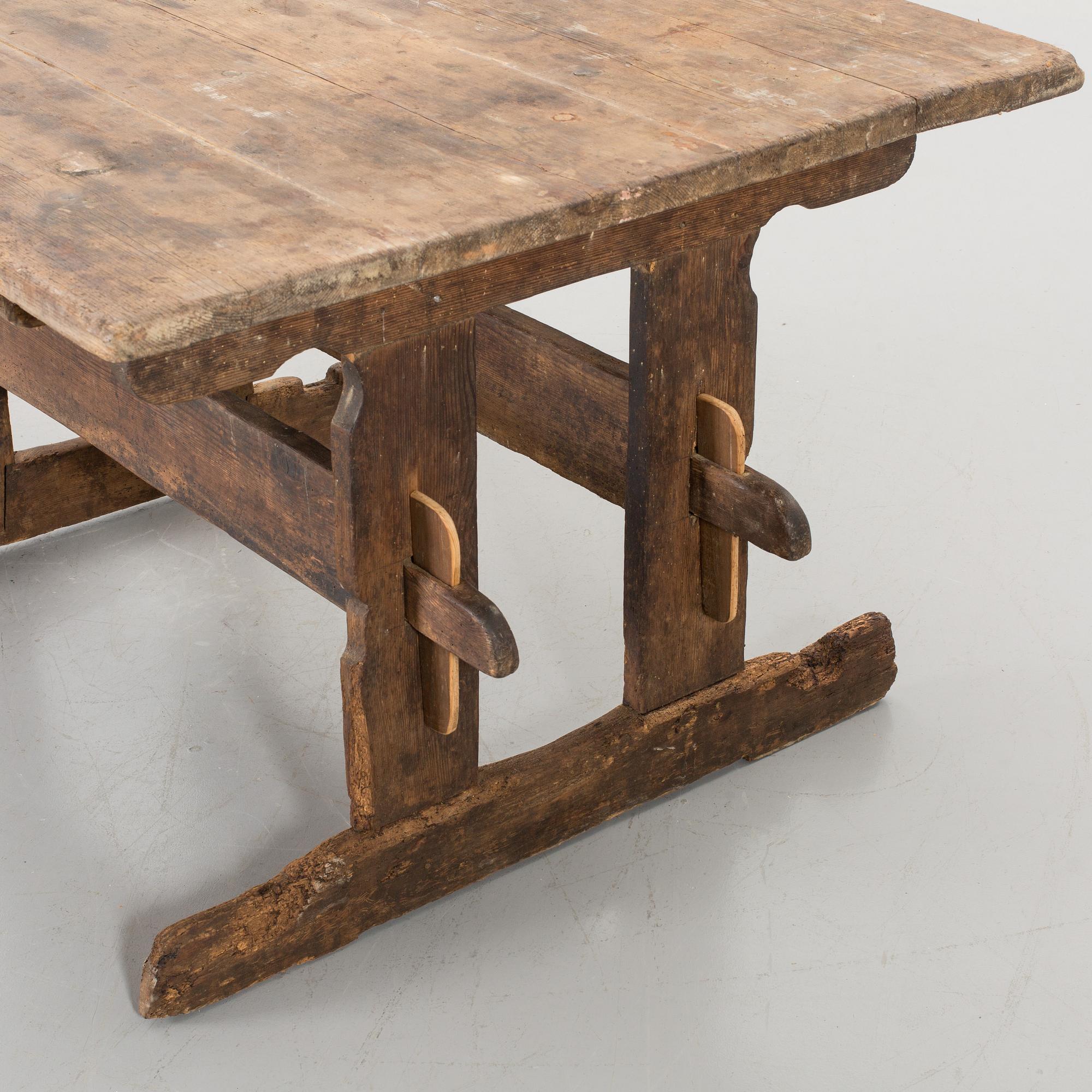 19TH CENTURY TABLE.