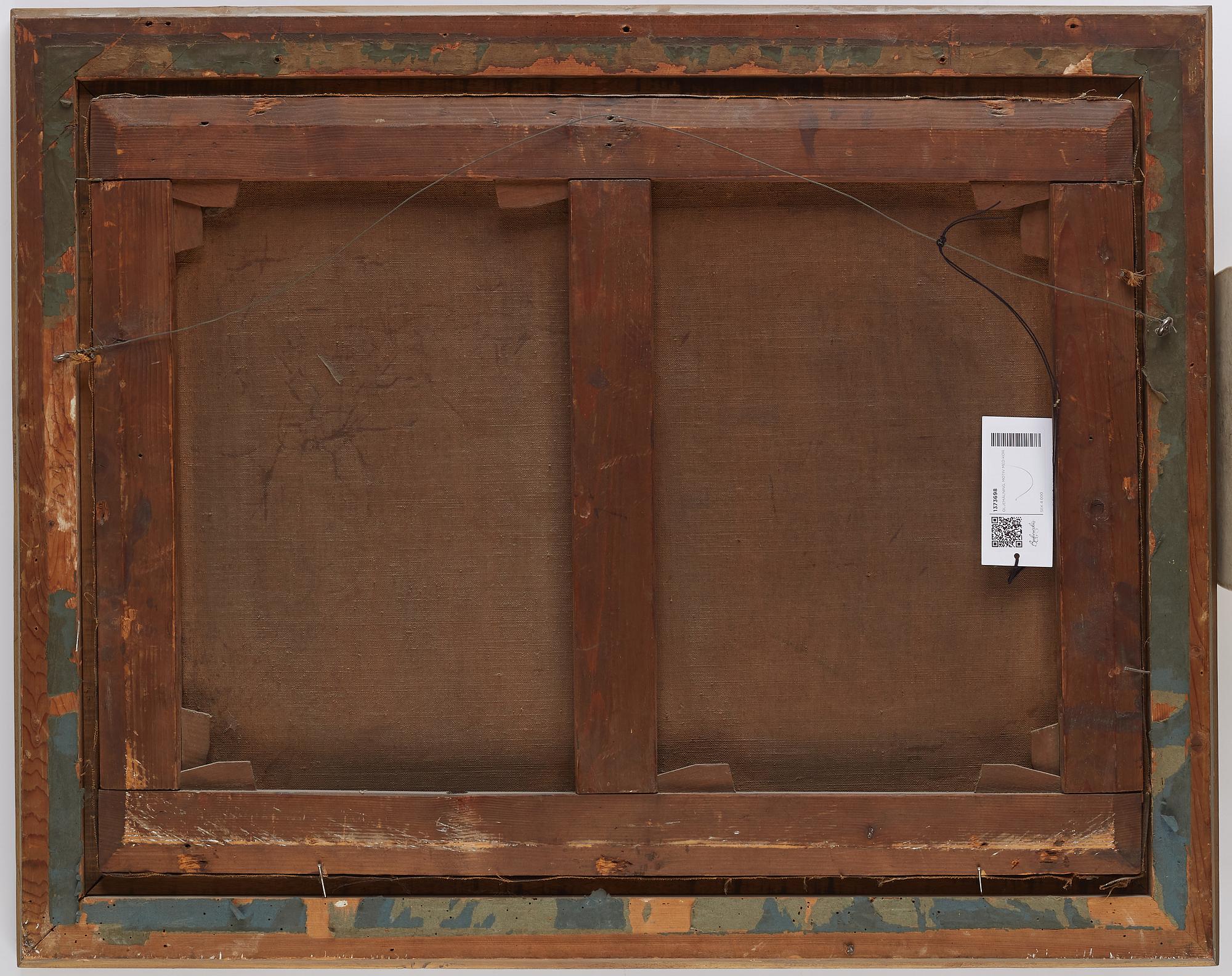 Marie Emmanuel G Comoy, olja på duk, signerad.