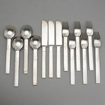 BESTICK, 13 delar, rostfritt stål, "Nobel", Gunnar Cyrén, Yamazaki, Gense.