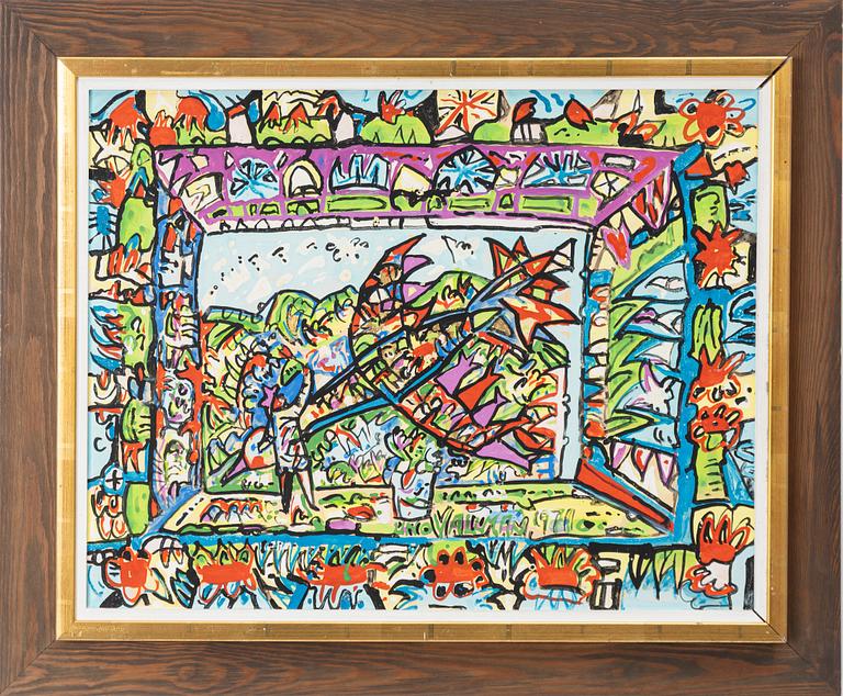 Uno Vallman, "By the window.".