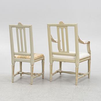 Chairs/armchairs, 6 pcs, Nordiska Kompaniet, 1929.