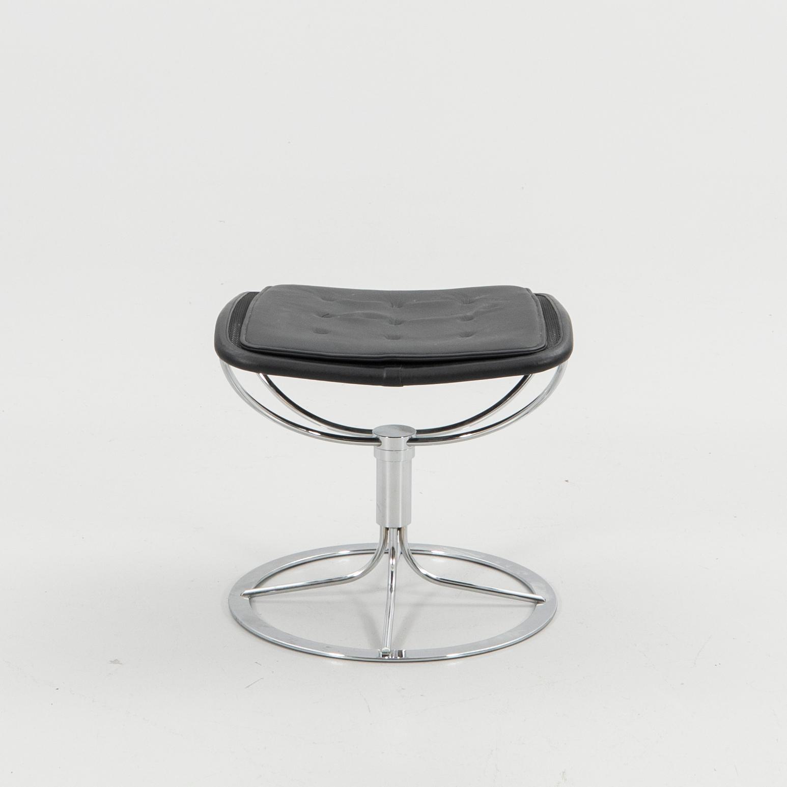 Bruno Mathsson, armchair with footstool, "Jetson".
