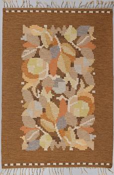 MATTA, rölakan, Ingegerd Silow, monogramsignerad, 201  x 140 cm, 1900-talets andra hälft.