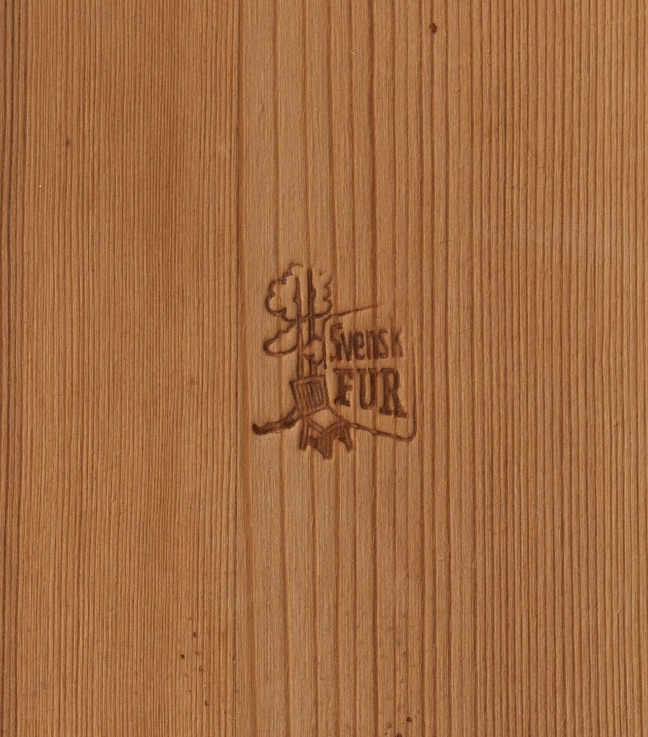 STOLAR, 4 st, "Svensk fur". 1900-tal.