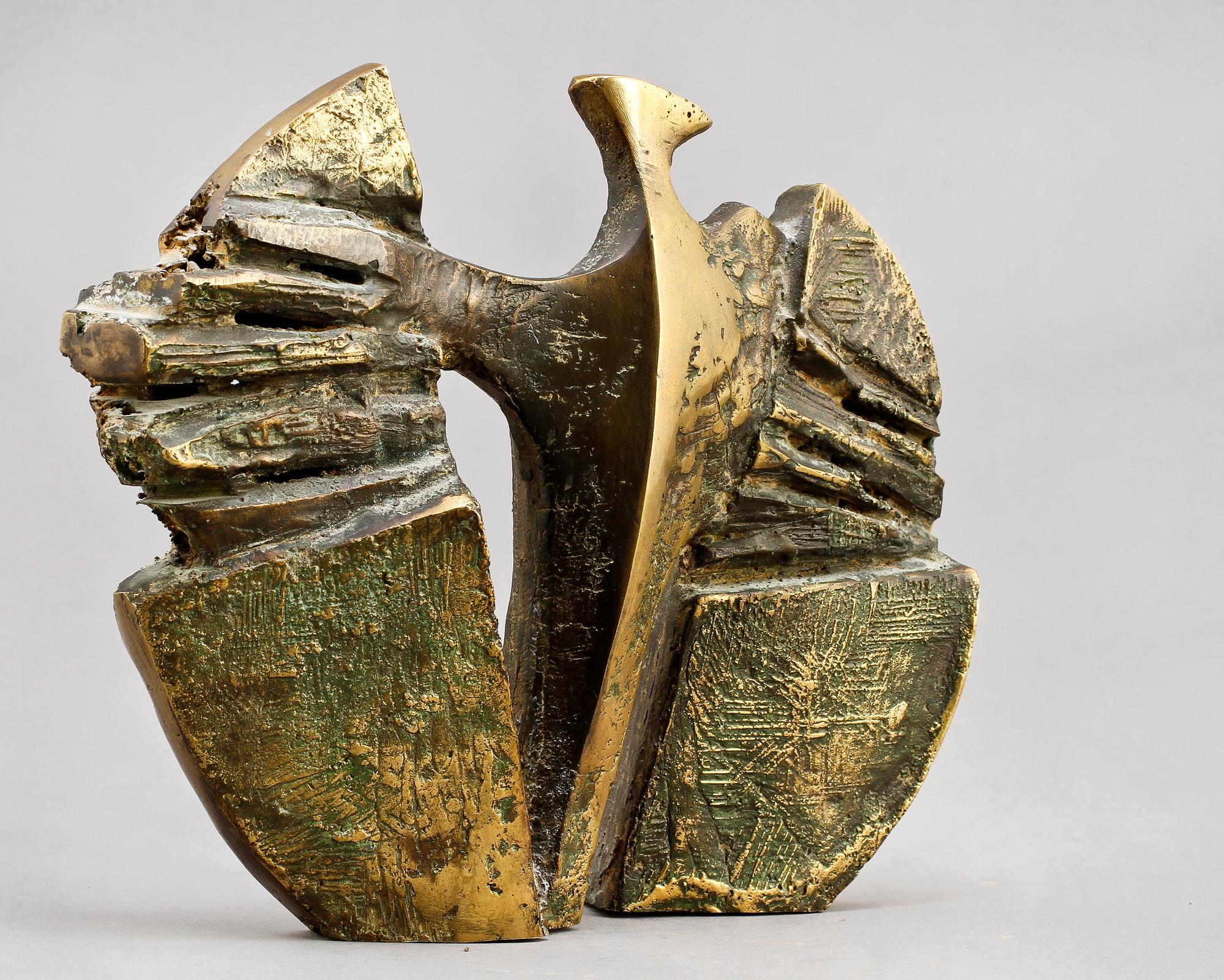 SKULPTUR, brons, Stoicho Nikiforov, osign, 1900-tal.