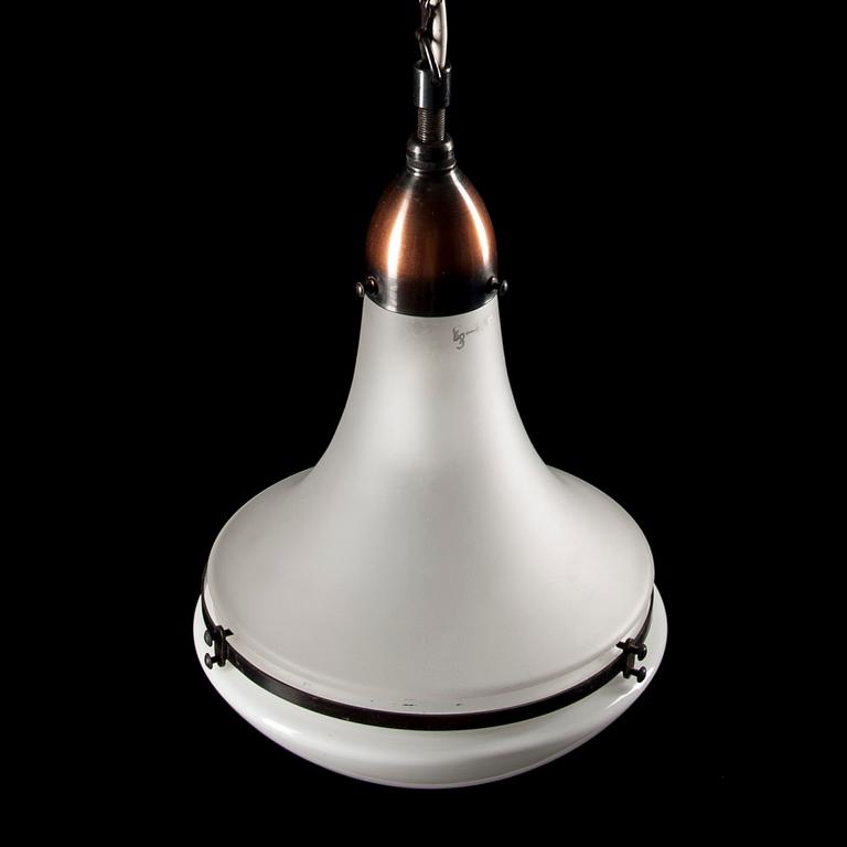 TAKLAMPA, pendant, 1900-talets slut. Tot.höjd 87 cm.