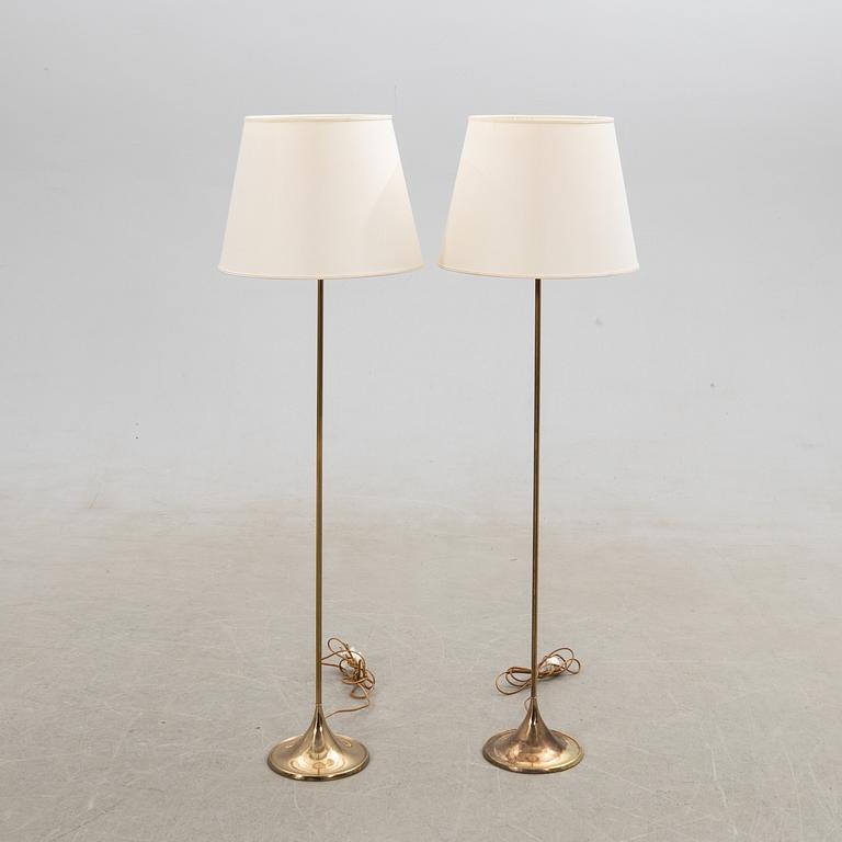 Alf Svensson, & Yngvar Sandström, floor lamps, a pair, G-025, Bergboms.