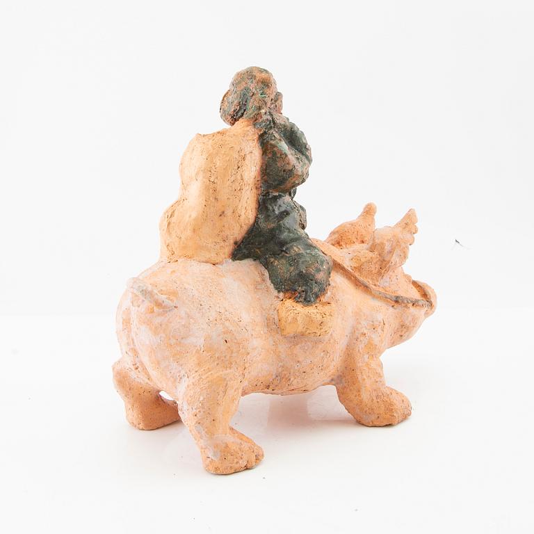 Tommy Assarsson, Gnome riding a pig.