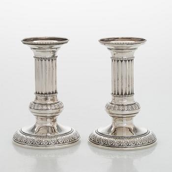 A pair of silver candlesticks, Kultateollisuus Turku 1994.