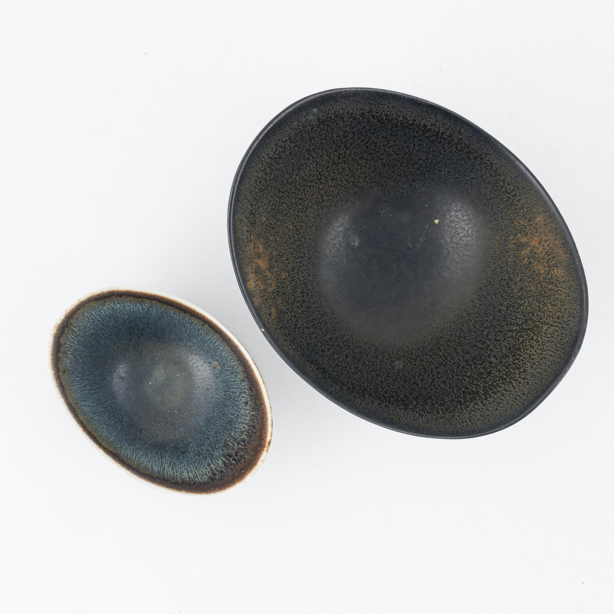 Stoneware, 6 pieces, Gunnar Nylund and Carl-Harry Stålhane, Rörstrand.