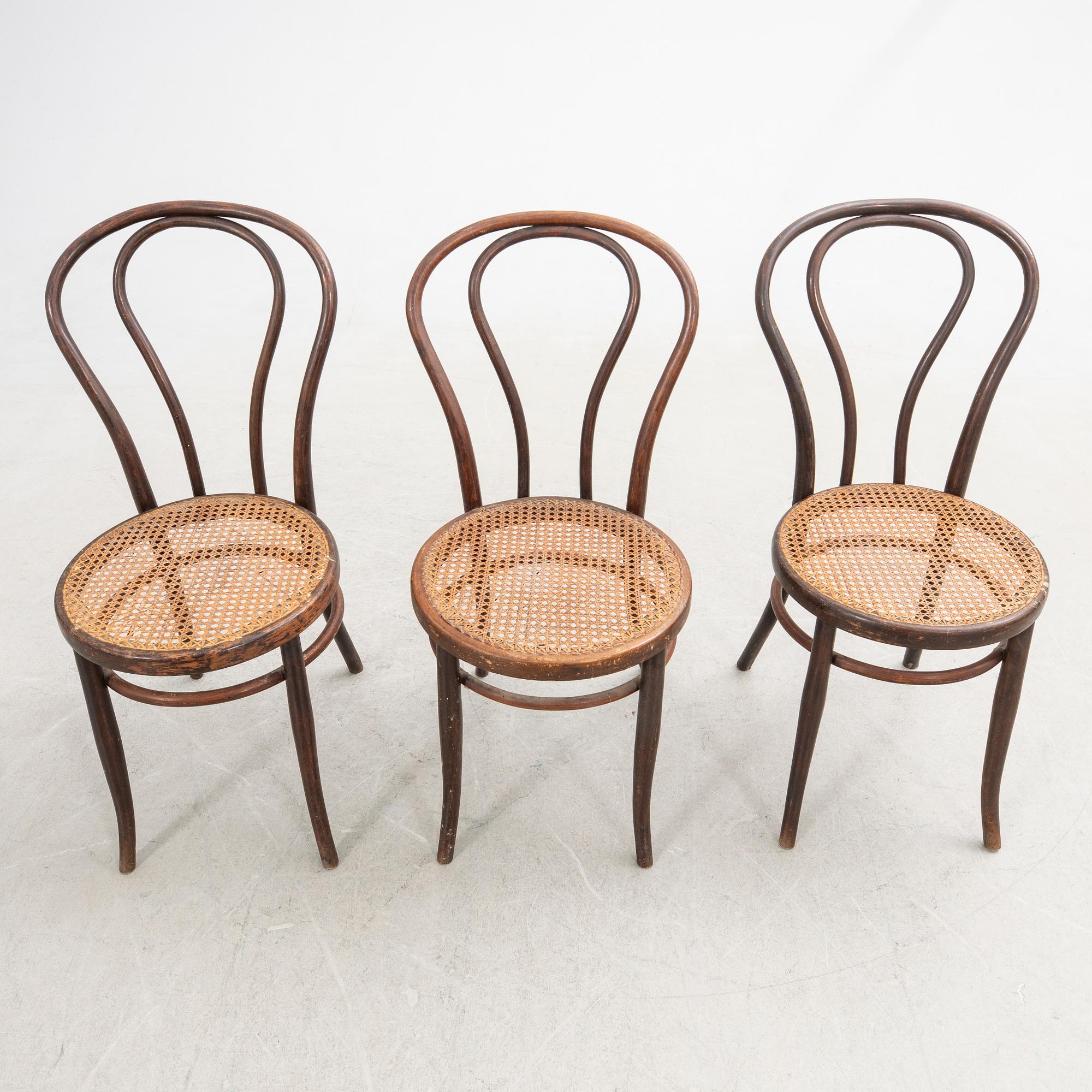 Chairs, 6 pcs, first half of the 1900s.
