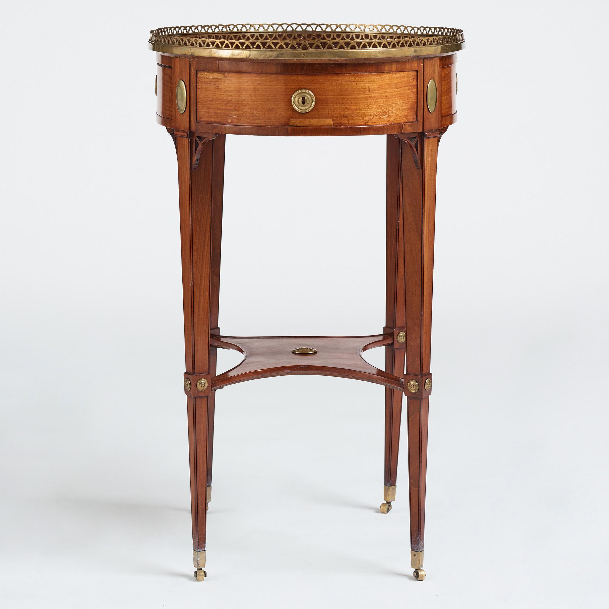 Bord, tillskrivet Gottlieb Iwersson (mästare i Stockholm 1778-1813), Sengustavianskt.