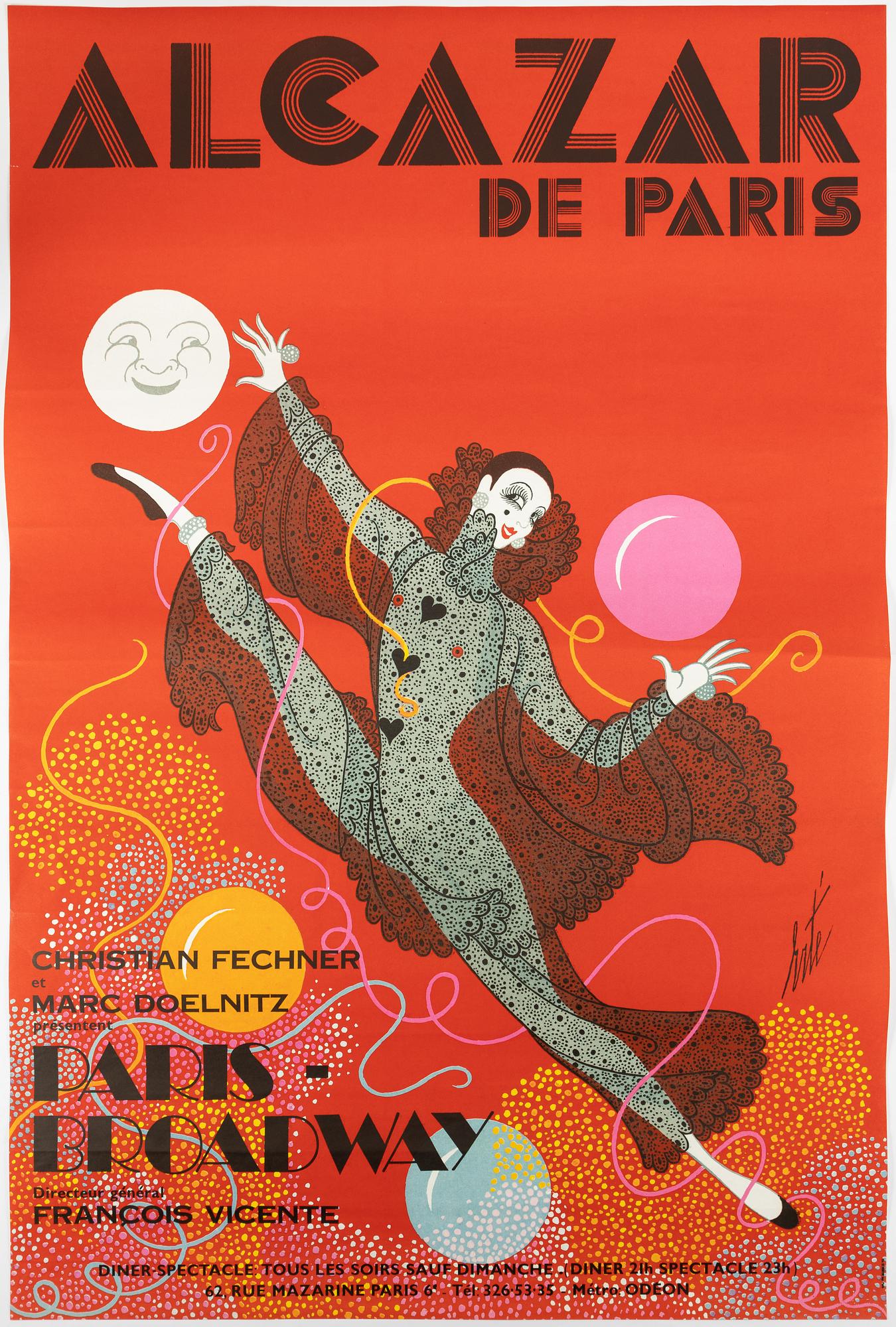 Erté, 'Alcazar de Paris'.